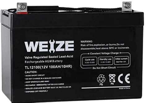 Weize 12v 100ah Deep Cycle Agmslavrla Battery Review