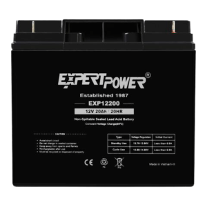 ExpertPower 12 Volt 20 Ah EXP12200 Rechargeable SLA Battery
