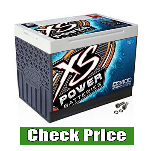 XS Power D3400 XS Series 12V 3,300 Amp AGM High Output Battery